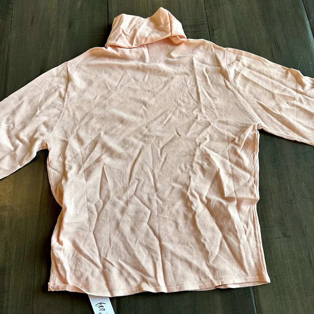 NWT For Love & Lemons Sadie Turtleneck in Transparent Pink - Picture 5 of 7